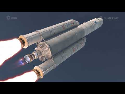 See an Ariane 5 rocket launch the MTG-I1 weather satellite in animation
