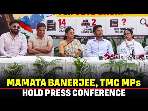 Mamata Banerjee along with <strong>Party</strong> MPs hold Presser, Steps <strong>Up</strong> Attack On CEC Gyanesh Kumar I SIR Row