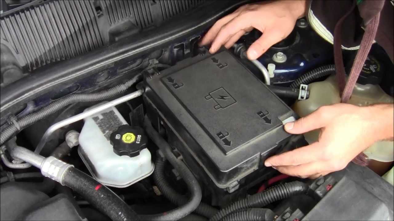 How to Access Fuse Box on 2008 Chevy Equinox - YouTube fuse panel diagram for 2005 chevy aveo 