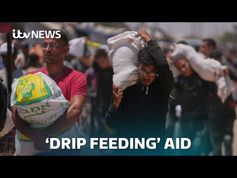'Is it really justified?' Contractor linked to US-backed aid group details chaos in Gaza | ITV News