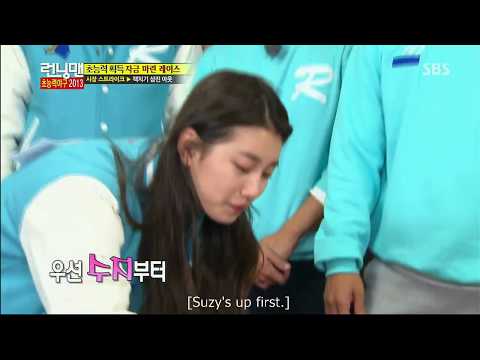 RM (funny) Kim Jong Kook can't stop teaching Suzy how to play game.