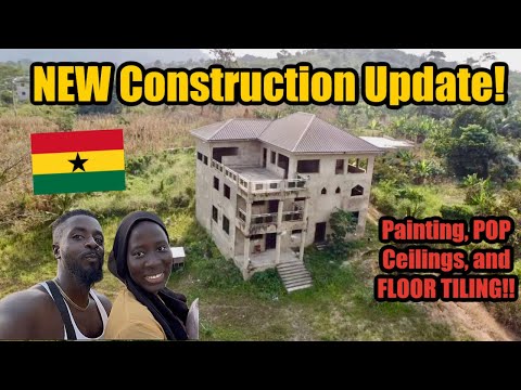 NEW Construction Update in Ghana, West Africa!! *FULL WALKTHROUGH*
