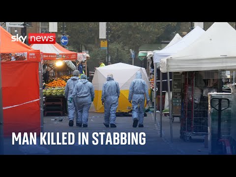 BREAKING: Man killed after three people stabbed at East Street Market in south London