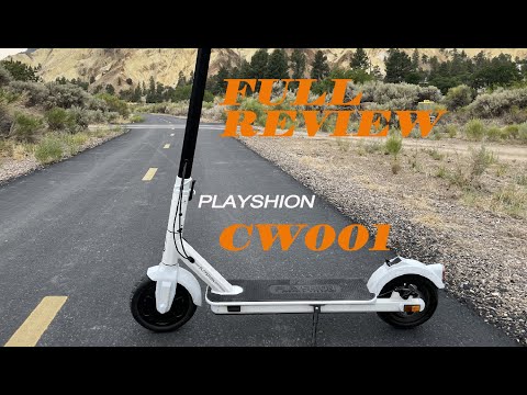 Playshion First Generation Long-rang Battery CW1 Electric Scooter Test & Review
