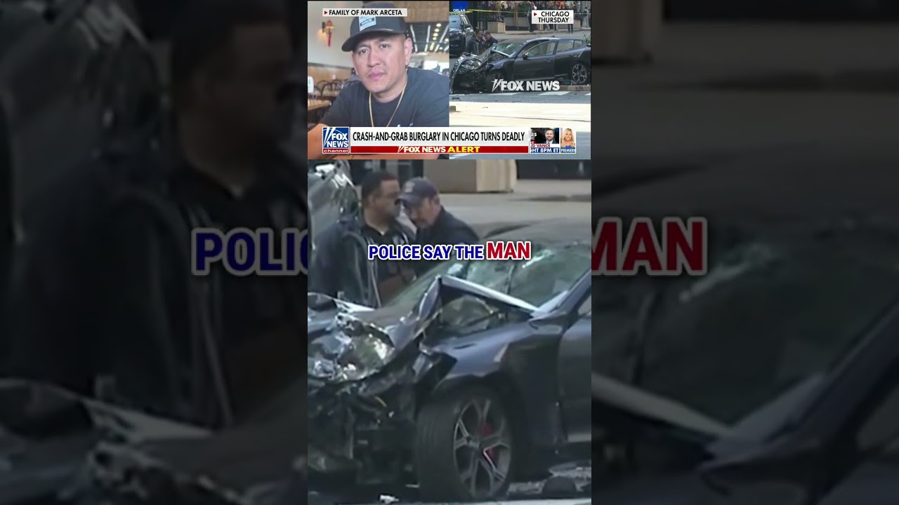 DETAILS: Man killed on way to work as Chicago suspects crash getaway car #foxnews #news #shorts