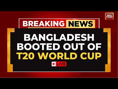 LIVE | T20 World Cup 2026: Bangladesh Out Of ICC T20WC in India | ICC Decision | India Today LIVE