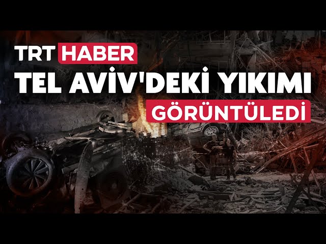 TRT Haber İsrail'deki yıkımı görüntüledi