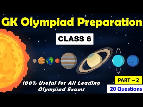 GK Olympiad for Class-6 | PART 2 | Important GK Olympiad Question Answer |Oswaal Books| 20 Questions