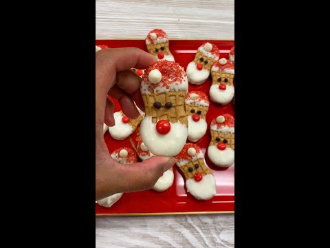 How cute are these Santa Claus cookies"! ? #shorts