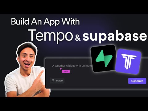 Building an CRM using AI with Tempo and Supabase