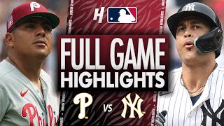 Philadelphia Phillies vs New York Yankees - FULL GAME HIGHLIGHTS  | July 27, 2025 MLB Season