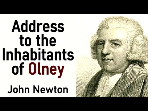 Address to the Inhabitants of Olney - John Newton