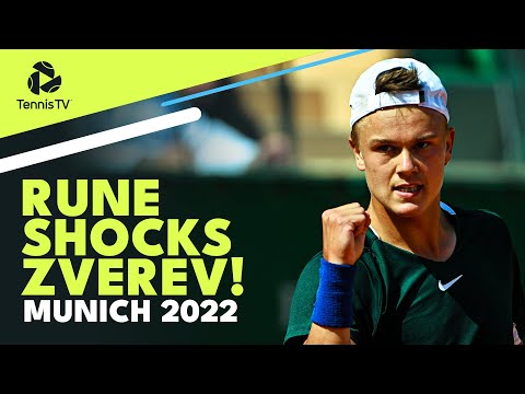 Superb Holger Rune Gets First Top-5 Win vs Zverev in Munich!