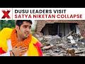 DUSU Leaders Visit Satya Niketan Collapse Site, Pay Tribute To Victims | NewsX