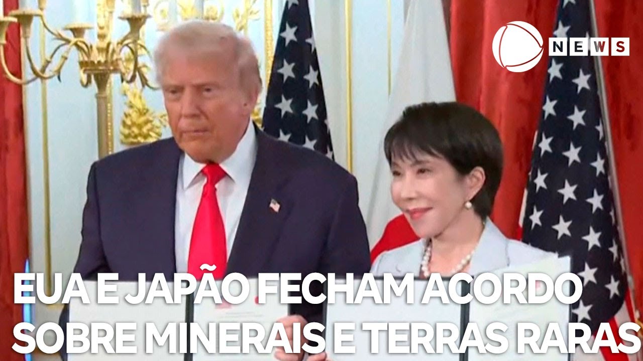 EUA e Japão fecham acordo sobre minerais e terras raras