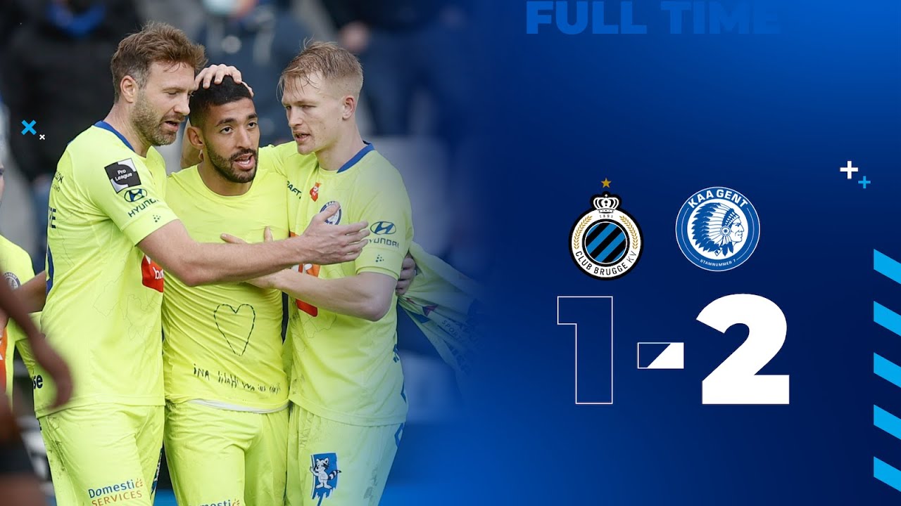 Club Brugge - KAA Gent: 1-2