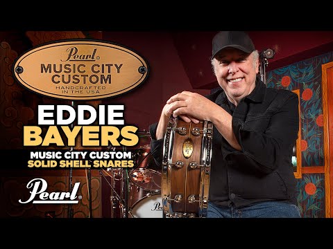 Eddie Bayers MUSIC CITY CUSTOM Solid Shell Snare Drums
