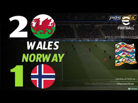 🔴 Wales vs Norway Live Today | UEFA Nations League 2026 | Live Match Today / eFootball Simulation