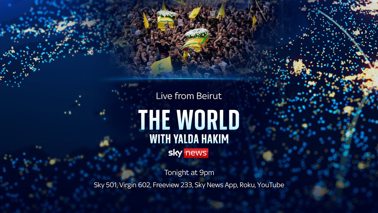 Watch live from Beirut: The World with Yalda Hakim