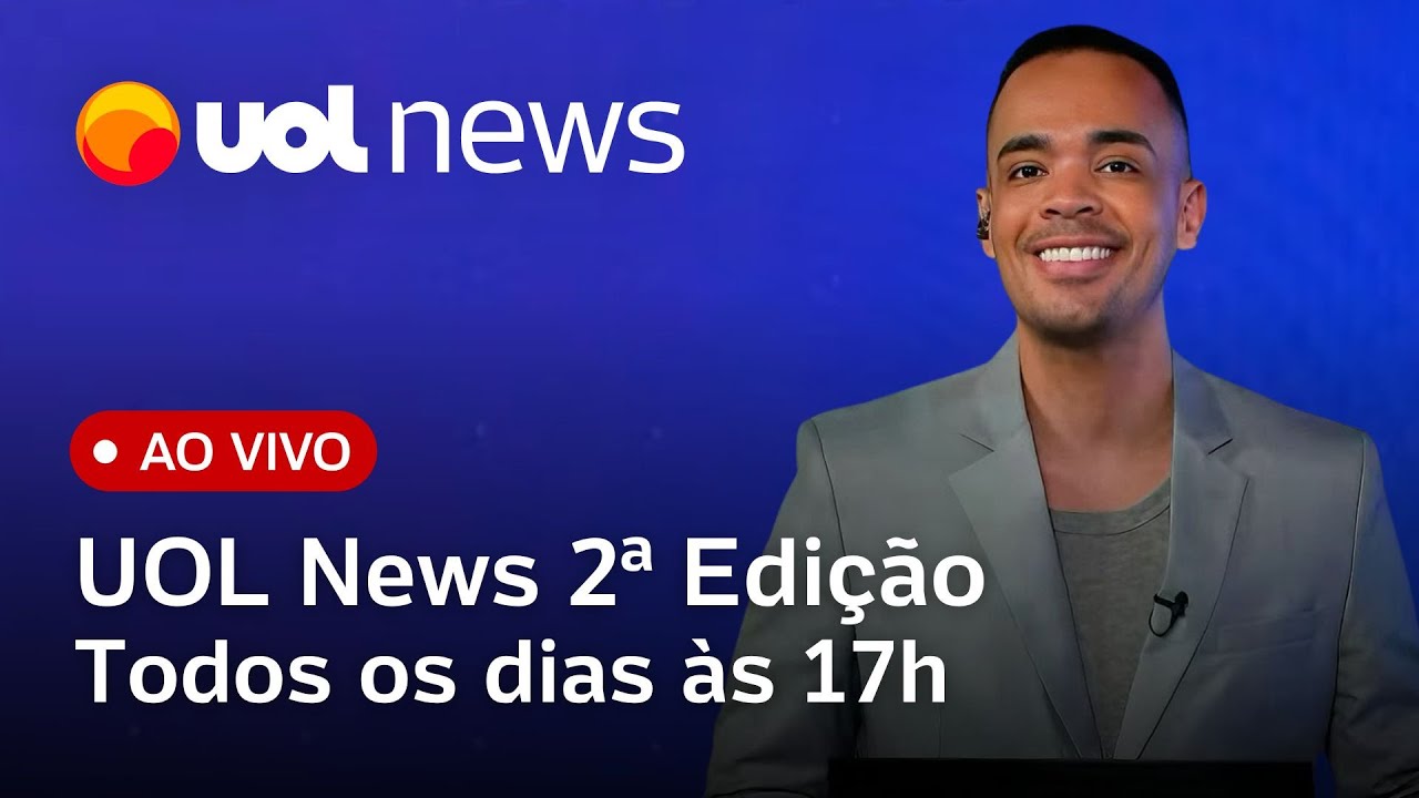 UOL News 2ª Edição ao vivo com Diego Sarza | Programa Completo | 3 de julho de 2025