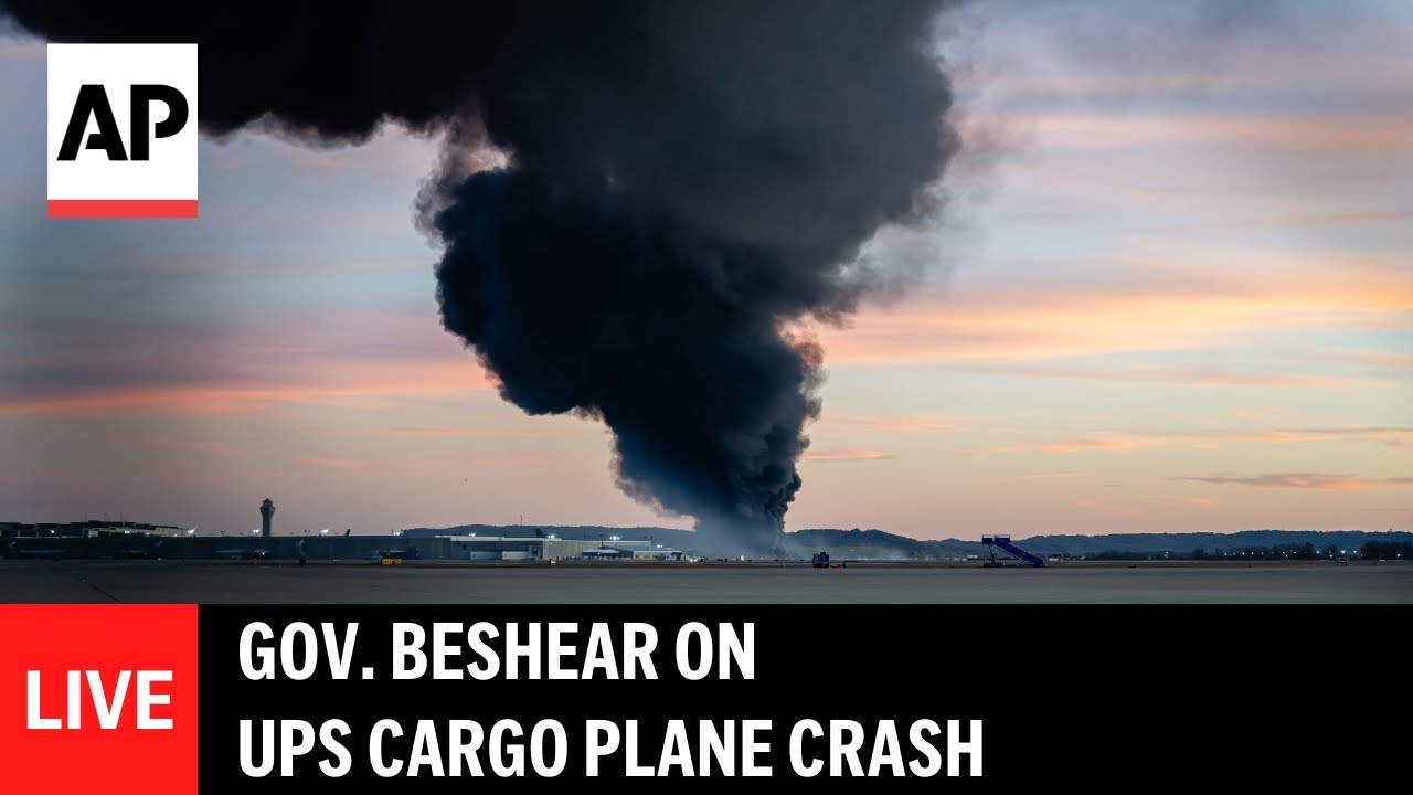 LIVE: Kentucky Gov. Beshear briefs on UPS cargo plane crash