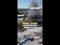 Small plane crashes into vehicles in Texas