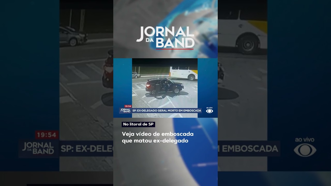 Vídeo mostra emboscada que matou ex delegado geral da polícia de SP