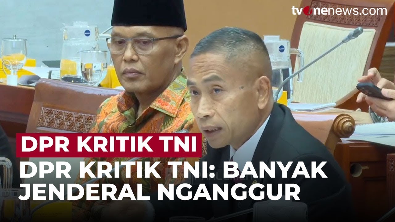 Keras! Di Hadapan Menhan dan TNI, Komisi I DPR Singgung Jenderal Nganggur | OneNews Update