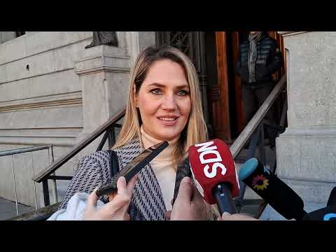 La senadora nacional @carolosada habló con los medios sobre el proyecto de venta de niños y niñas