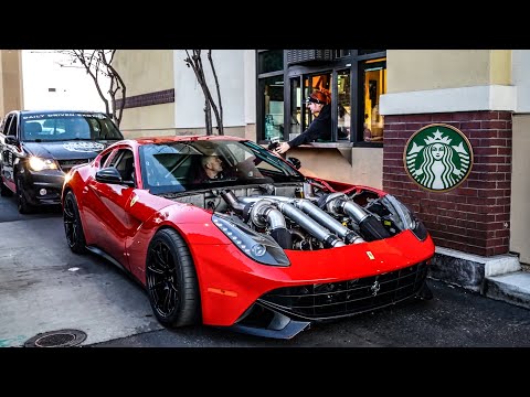 DailyDrivenExotics: Street Drive Adventures with Twin Turbo F12 and Corvette Consideration