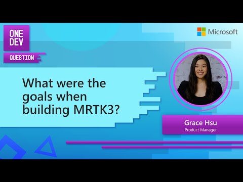 What were the goals when building MRTK3?