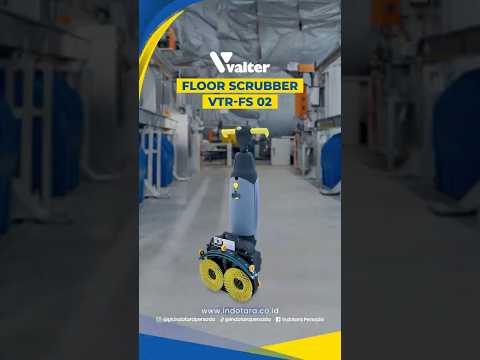 REVIEW LENGKAP VALTER VTR-FS 02 – FLOOR SCRUBBER DOUBLE BRUSH & CORDLESS #shorts