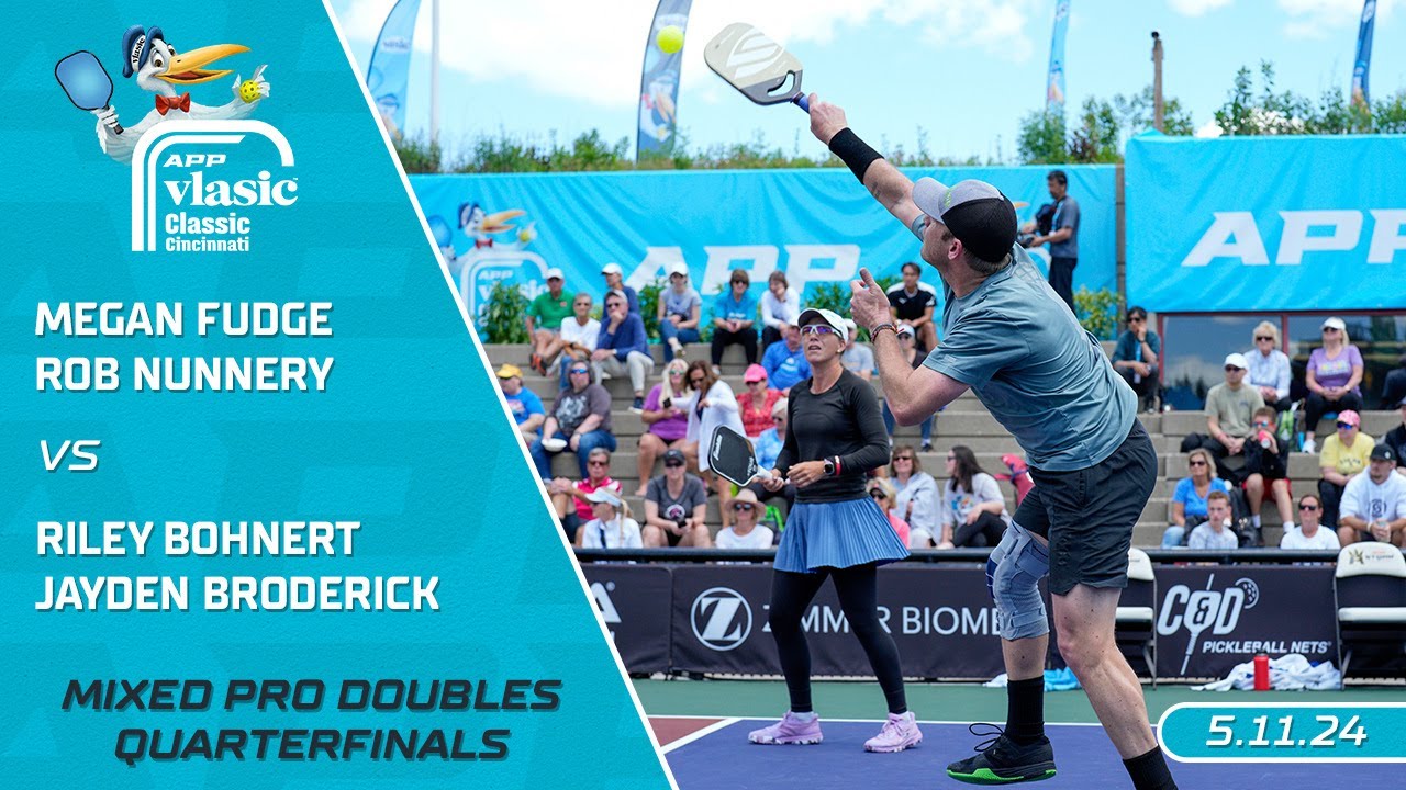 2024 APP Vlasic Classic Cincinnati I Fudge/Nunnery vs. Bohnert/Broderick | Mixed Doubles QF