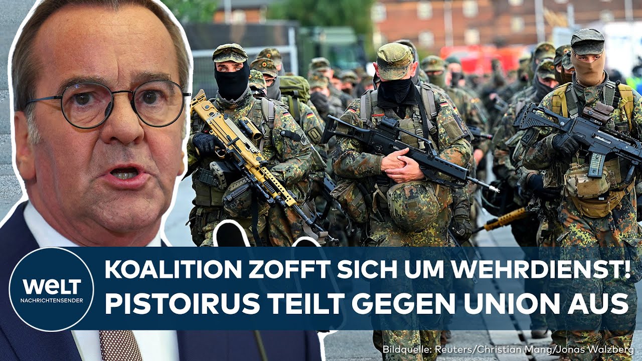 KOALITIONSZOFF UM WEHRDIENST: Union wirft SPD Sabotage vor! Jetzt keilt Pistorius knallhart zurück