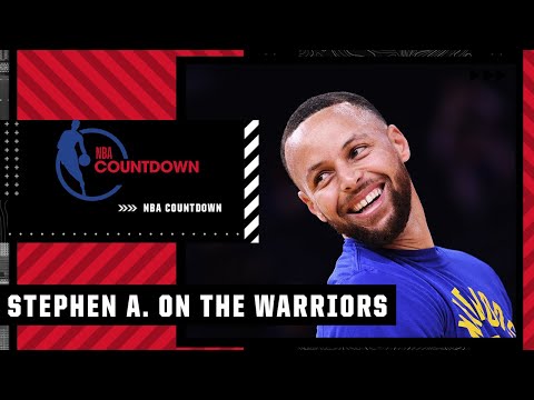 Stephen A.: I'm not ruling out the Warriors winning it all! | NBA Countdown video clip