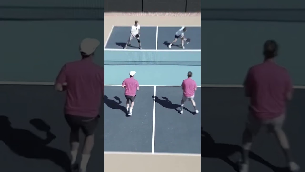 Sometimes, it's just about creating moments of advantage in #pickleball