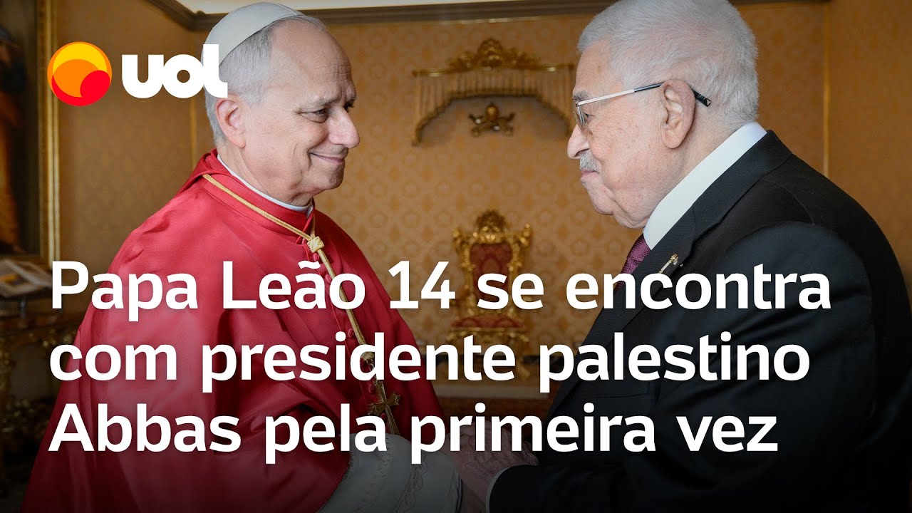 Papa Leão 14 se encontra com presidente palestino Abbas pela primeira vez TV Online Papa Leão 14 se encontra com presidente palestino Abbas pela primeira vez
