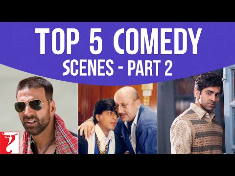 Top 5 Comedy Scenes - Part 2 | Shah Rukh Khan, Akshay Kumar, Anupam Kher, Anushka, Varun, Ayushmann