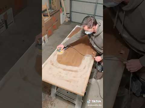 DIY door refinishing. An easy way to make those old doors look new! #DIY #fyp #RoomTour