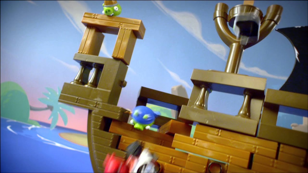 Angry Birds GO & Jenga: Pirate Pig Attack - YouTube