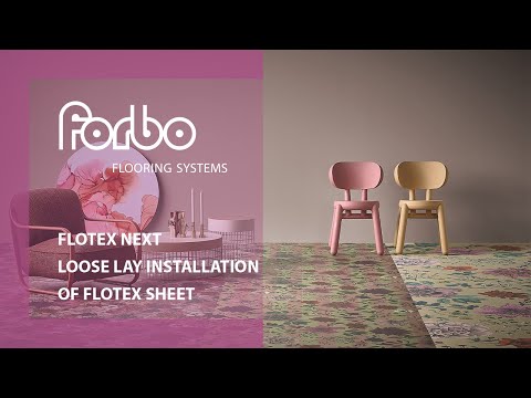 Flotex Next - the loose lay installation of Flotex sheet | Forbo Flooring Systems