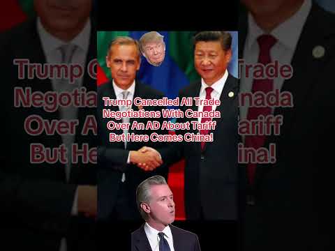 🇨🇦 Trump Cancelled All Trade Negotiations With Canada Over An AD About Tariff #trump #fypシ゚