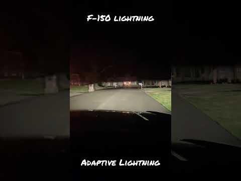 F-150 Lightning Adaptive Headlights.