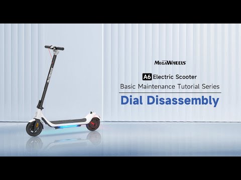 Finger-Controlled Dialing Disassembly for Megawheels A6 series scooters