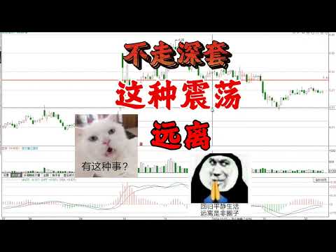 这是典型的后期下跌震荡，遇到注意规避风险，否则深套/股票/准确/菜鸡/理财/A股/K线/股民/散户