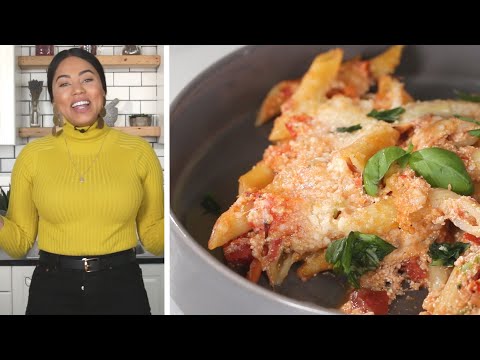 Ayesha Curry's Holiday One-Pan Penne Primavera Recipe ? Tasty