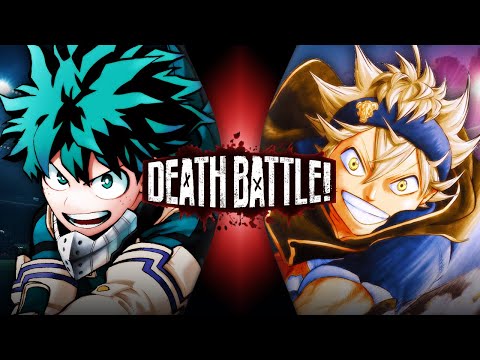 Deku VS Asta (My Hero Academia VS Black Clover) | DEATH BATTLE!