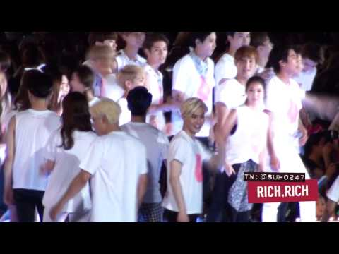 140815 SMTOWN LIVE 빛+엔딩8^8.. 수호 SUHO FOCUS