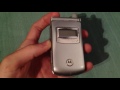 Motorola T720/T720i retro review (old ringtones, wallpapers and games) flip phone