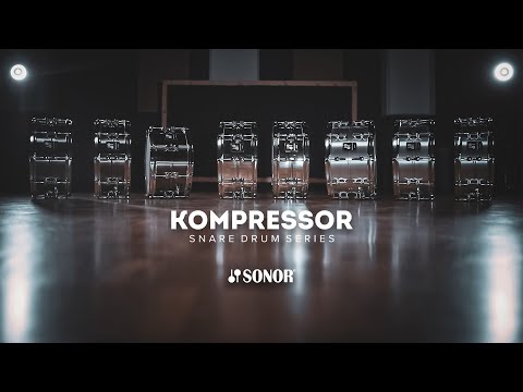 KOMPRESSOR Snare Drum Series: Breathtaking power, unparalleled variety.